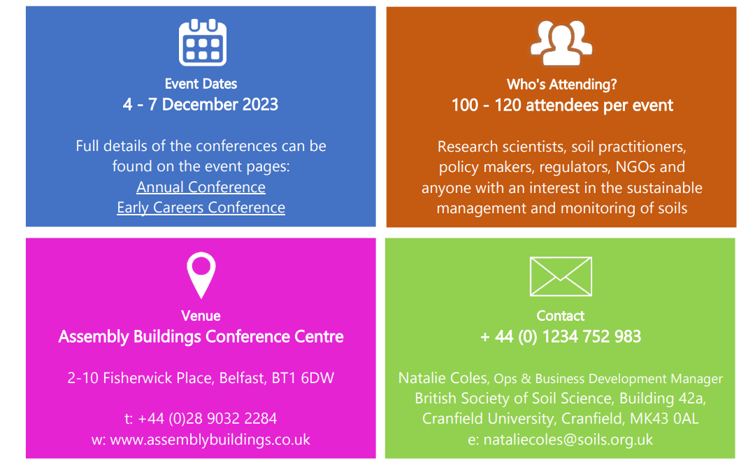 Don’t miss the chance to exhibit at our conferences!